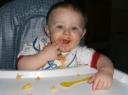Ace Feeding Himself