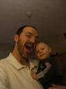 Dad and Ace Having Some Fun With The New Camera