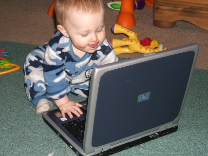 Ace On Laptop